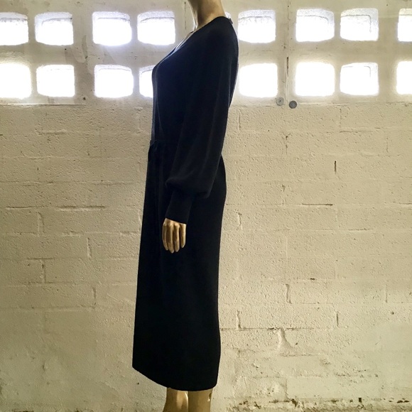 Sold on Tradesy VINCE V-NECK SLIT WOOL BLEND MIDI - Picture 5 of 8